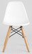 Миниатюра изображения товара Стул детский Stool Group Eames Small / 8056S (белый/деревянные ножки)