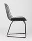 Миниатюра изображения товара Стул Stool Group Bertoia / BTY-18-P6 BL/BL (черный с черной подушкой)
