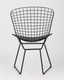 Миниатюра изображения товара Стул Stool Group Bertoia / BTY-18-P6 BL/BL (черный с черной подушкой)