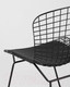 Миниатюра изображения товара Стул Stool Group Bertoia / BTY-18-P6 BL/BL (черный с черной подушкой)