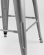 Миниатюра изображения товара Стул барный Stool Group Tolix Wood со спинкой / YD-H675E-W YG-15 (серебристый матовый/темное дерево)
