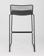 Миниатюра изображения товара Стул барный Stool Group Danny (черный с черной подушкой)