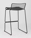 Миниатюра изображения товара Стул барный Stool Group Danny (черный с черной подушкой)