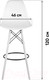 Миниатюра изображения товара Стул барный Stool Group Eames / 8056H (белый)