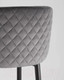 Миниатюра изображения товара Стул барный Stool Group Оскар MC11B (вельвет/серый)