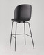 Миниатюра изображения товара Стул барный Stool Group Турин со спинкой / 9329C (экокожа серый/черные ножки)