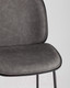 Миниатюра изображения товара Стул барный Stool Group Турин со спинкой / 9329C (экокожа серый/черные ножки)