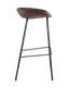 Миниатюра изображения товара Стул барный Stool Group Турин / 8319TB (экокожа коричневый/черные ножки)