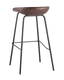 Миниатюра изображения товара Стул барный Stool Group Турин / 8319TB (экокожа коричневый/черные ножки)
