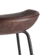 Миниатюра изображения товара Стул барный Stool Group Турин / 8319TB (экокожа коричневый/черные ножки)