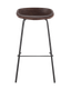 Миниатюра изображения товара Стул барный Stool Group Турин / 8319TB (экокожа коричневый/черные ножки)