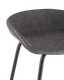 Миниатюра изображения товара Стул барный Stool Group Турин / 8319TB (экокожа серый/черные ножки)