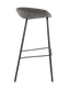 Миниатюра изображения товара Стул барный Stool Group Турин / 8319TB (экокожа серый/черные ножки)