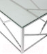 Миниатюра изображения товара Журнальный столик Stool Group Арт Деко 120x60 / ECT-015 (прозрачное стекло/сталь серебристый)