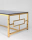 Миниатюра изображения товара Журнальный столик Stool Group Бруклин 120x60 / ECT-013-TG-SK (стекло Smoke/сталь золото)