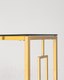 Миниатюра изображения товара Консольный столик Stool Group Бруклин 120x40 (стекло Smoke/сталь золото)