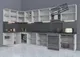 Миниатюра изображения товара Кухонный гарнитур Interline Мила Матте 1.5x3.7 Б левая (белый/белый/опал светлый)
