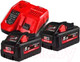 Миниатюра изображения товара Набор аккумуляторов для электроинструмента Milwaukee M18 HNRG-552 / 4933464713