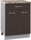 Миниатюра изображения товара Шкаф-стол кухонный Кортекс-мебель Корнелия Лира НШ60р1ш (венге/мадрид)