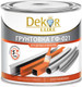 Миниатюра изображения товара Грунтовка Dekor ГФ-021 (800г, красно-коричневый)