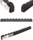 Миниатюра изображения товара Бордюр садовый Multy Home Flexi Curve Scalloped EU5000030-4 (4шт, серый)
