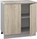 Миниатюра изображения товара Шкаф-стол кухонный Кортекс-мебель Корнелия Лира НШ80р (дуб сонома/марсель)