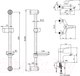 Миниатюра изображения товара Комплект смесителей Rubineta Uno-10 + Uno-18 + Varianta-Delta / 625025