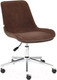 Миниатюра изображения товара Кресло офисное Tetchair Style флок (коричневый)