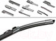 Миниатюра изображения товара Щетка стеклоочистителя Senfineco Flat Multi Wiper Blade / 3973