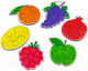 Миниатюра изображения товара Развивающая игра Alatoys Мозаика. Фрукты / МКФ02