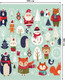 Миниатюра изображения товара Скатерть JoyArty Новогодние зверюшки / tc_380868 (180x145)