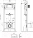 Миниатюра изображения товара Инсталляция для унитаза AM.PM Pro I012704.7031