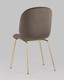 Миниатюра изображения товара Стул Stool Group Турин / 8329 (велюр коричневый/золотые ножки)