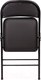 Миниатюра изображения товара Стул складной Brabix Golf Plus CF-003 Комфорт / 531566 (кожзам черный)