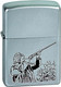 Миниатюра изображения товара Зажигалка Zippo Hunter / 205 (матовый серебристый)