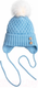 Миниатюра изображения товара Шапочка для малышей Amarobaby Pure Love Wool / AB-OD20-PLW16/19-44 (голубой, р-р. 44-46)