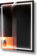 Миниатюра изображения товара Зеркало Пекам Astra 2 80x100 / astra2-80x100spcl (с подсветкой, сенсором на прикосновение, подогревом и часами)