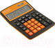 Миниатюра изображения товара Калькулятор Brauberg Color-12-BKRG / 250478 (черно-оранжевый)