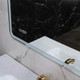 Миниатюра изображения товара Зеркало Пекам Marta 1 100x80 / marta1-100x80scl (с подсветкой, сенсором на прикосновение и часами)