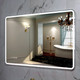 Миниатюра изображения товара Зеркало Пекам Marta 1 120x80 / marta1-120x80spcl (с подсветкой, сенсором на прикосновение, подогревом и часами)