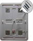 Миниатюра изображения товара Зеркало Пекам Marta 1 80x120 / marta1-80x120spcl (с подсветкой, сенсором на прикосновение, подогревом и часами)
