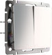 Миниатюра изображения товара Выключатель Werkel W1122002 / a051085 (глянцевый никель)