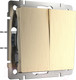 Миниатюра изображения товара Выключатель Werkel W1122010 / a051420 (шампань рифленый)