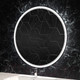 Миниатюра изображения товара Зеркало Пекам Ring 2 80x80 / ring2-80x80scl (с подсветкой, сенсором на прикосновение и часами)