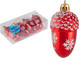 Миниатюра изображения товара Набор елочных игрушек Волшебная страна Желудь / 007454 (4шт, красный)