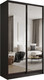 Миниатюра изображения товара Шкаф-купе Евва 158 VG.05 / АЭП ШК.2 01 (венге/зеркало/венге глянец)