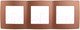 Миниатюра изображения товара Рамка для выключателей и розеток ЭРА 12-5003-14 / Б0019376 (медь)