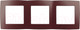 Миниатюра изображения товара Рамка для выключателей и розеток ЭРА 12-5003-25 / Б0019408 (бордо)