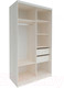 Миниатюра изображения товара Шкаф-купе Евва 138 BBZ.04 / АЭП ШК.2 02 (бодега/бодега/жемчуг зерно)