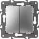 Миниатюра изображения товара Выключатель ЭРА Elegance 14-1104-03 / Б0034232 (алюминий)